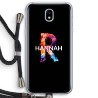 Abstract Spectrum: Samsung Galaxy J5 (2017) Transparant Hoesje met koord