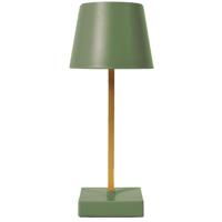 LED tafellamp - kunststof - groen - touch - 26 cm - binnen