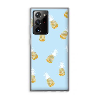 Ananasjes: Samsung Galaxy Note 20 Ultra / Note 20 Ultra 5G Transparant Hoesje