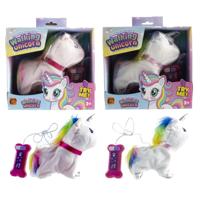 Lopende Unicorn met geluid 16cm