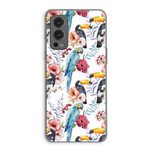 Bloemen tukan: OnePlus Nord 2 5G Transparant Hoesje