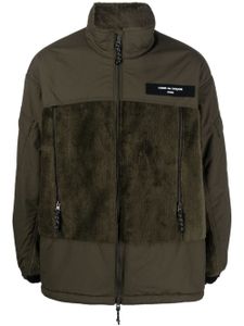 Comme des Garçons Homme veste Sherpa à patch logo - Vert