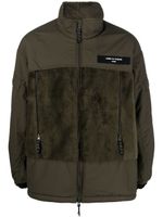 Comme des Garçons Homme veste Sherpa à patch logo - Vert
