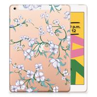 Apple iPad 10.2 | iPad 10.2 (2020) | 10.2 (2021) Uniek | Siliconen hoesje | Blossom White Apple iPad 10.2 | iPad 10.2 (2020) | 10.2 (2021) Uniek | Siliconen hoesje | Blossom White