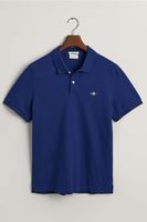 GANT Regular Fit Polo shirt Korte mouw blauw