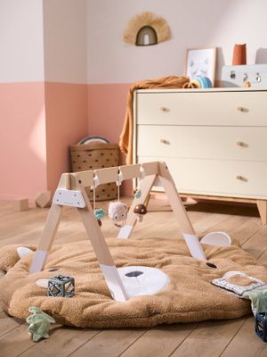 Houten speelboog van FSC®-hout beige