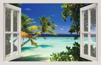 Raam Malediven 140x90cm Tuindoek - Customize it