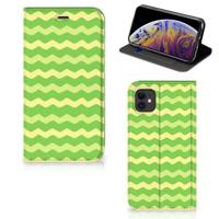 Apple iPhone 11 | Hoesje met Magneet | Waves Green