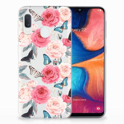 Samsung Galaxy A20e | TPU Case | Butterfly Roses Samsung Galaxy A20e | TPU Case | Butterfly Roses