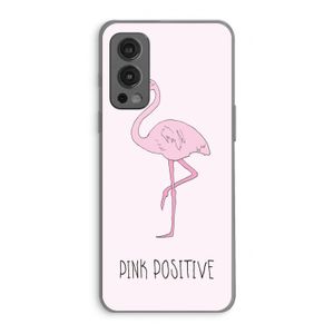 Pink positive: OnePlus Nord 2 5G Transparant Hoesje