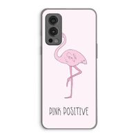 Pink positive: OnePlus Nord 2 5G Transparant Hoesje
