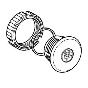 Schneider Electric ZB2SZ3 Blinde afsluiting Zwart 1 stuk(s)