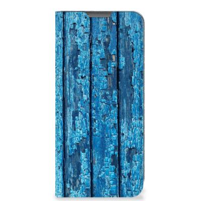 OPPO A77 5G | A57 5G Book | Wallet Case | Wood Blue