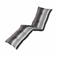 Madison Ligbedkussen - Stripe Grey - 200x60 - Grijs - thumbnail
