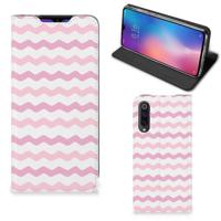 Xiaomi Mi 9 | Hoesje met Magneet | Waves Roze