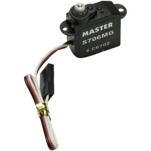 Master Modellbau Mini-servo S706 MG Analoge servo Materiaal (aandrijving): Titanium Stekkersysteem: Uni (Graupner/JR/Futaba)