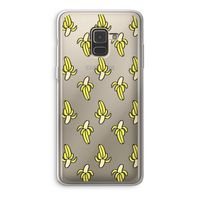 Bananas: Samsung Galaxy A8 (2018) Transparant Hoesje Bananas: Samsung Galaxy A8 (2018) Transparant Hoesje
