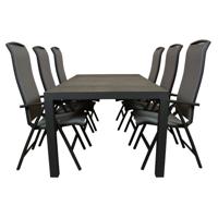 Qopps Levas tuintafel met Houston verstelbare tuinstoel