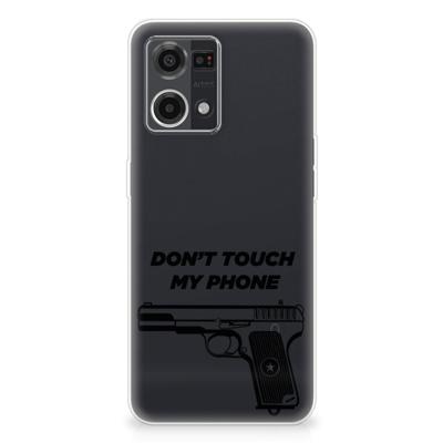 OPPO Reno7 4G Silicone-hoesje Pistol DTMP OPPO Reno7 4G Silicone-hoesje Pistol DTMP