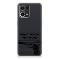 OPPO Reno7 4G Silicone-hoesje Pistol DTMP