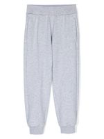 Roberto Cavalli Junior pantalon de jogging à logo brodé - Gris