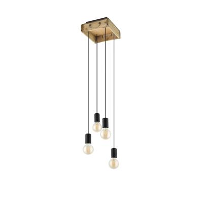 Eglo HanglampWootton met hout - 43591