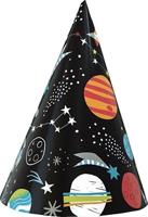 Feesthoedjes Space Ruimte (8st) Feesthoedjes Space Ruimte (8st)