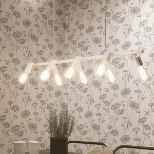 its about RoMi Hanglamp 'Miami' 8-lamps, kleur Wit