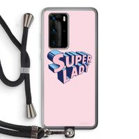 Superlady: Huawei P40 Pro Transparant Hoesje met koord