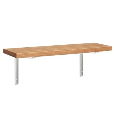 Benson Plankdragers / steun - 2x - aluminium - zilver - H150 x B100 mm - max gewicht 90 kg