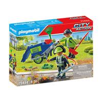 Playmobil City Action Figurenset Schoonmaakteam 71434 - thumbnail