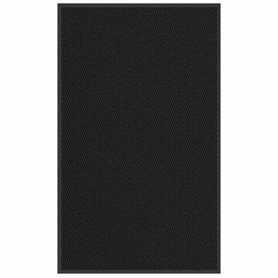 Deurmat 90x150 cm zwart