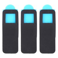 3 STKS universele ultradun ontwerp rechthoek WebCam cover camera cover voor desktop laptop Tablet telefoons (zwart)