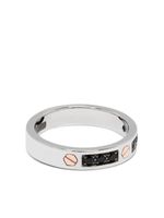 Zancan bague en or rose 18ct sertie de spinelle noire - Argent - thumbnail