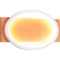 LED Wandlamp - Wandverlichting - Trion Bara - 16W - Warm Wit 3000K - Dimbaar - Rechthoek/Ovaal - Mat Wit - Metaal - thumbnail