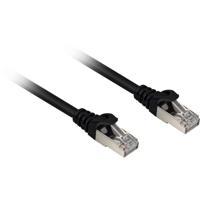 Sharkoon patchkabel sftp, rj-45 met cat.6a (zwart, 0,25 meter, halogeenvrij)