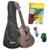 Cascha CUC101S concert ukelele set zwart Cascha CUC101S concert ukelele set zwart