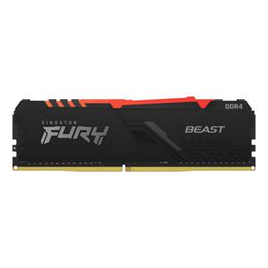 Kingston FURY Beast RGB Werkgeheugenmodule voor PC DDR4 8 GB 1 x 8 GB 2666 MHz 288-pins DIMM CL16 KF426C16BBA/8