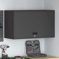 Wandkast voor Garage Zwart 90 x 40 x 53 cm Poedercoating staal