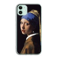 The Pearl Earring: iPhone 11 Transparant Hoesje