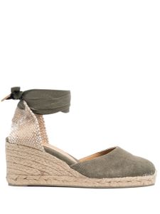 Castañer espadrilles compensées Carina - Vert