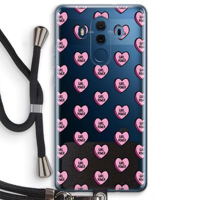 GIRL POWER: Huawei Mate 10 Pro Transparant Hoesje met koord