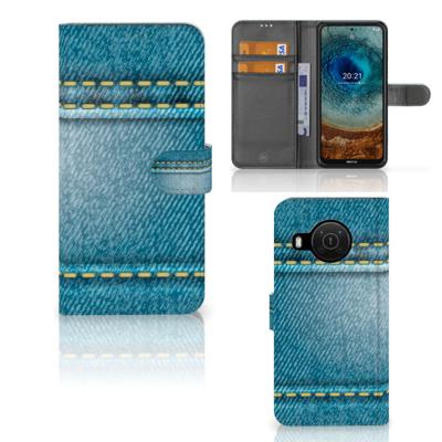 Nokia X10 | Nokia X20 | Wallet Case | met Pasjes | Jeans