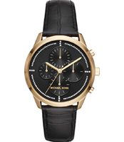 Horlogeband Michael Kors MK2686 Leder Zwart 20mm