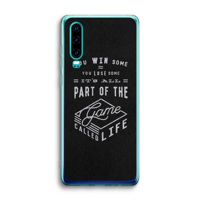 Life: Huawei P30 Transparant Hoesje