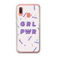 GRL PWR: Samsung Galaxy A20e Transparant Hoesje