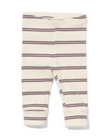 HEMA Newborn Meegroeilegging Strepen Ecru (ecru)