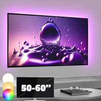 Tv backlight set met 3 RGBWW ledstrips voor tv's 50-60 inch