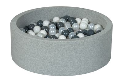 Viking Choice  Ballenbak 90 cm met 300 ballen wit, parelmoer & grijs