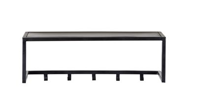 Brix Kapstok 'Abby' Met 5 haken, kleur Zwart